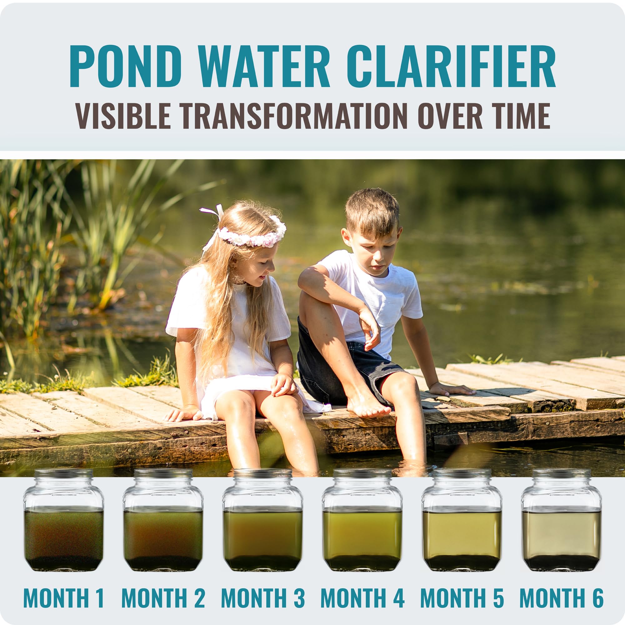 Cabin Obsession Pond Clear Water in use in a pond