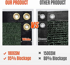 Cable ties included for AofeiGa privacy screen installation