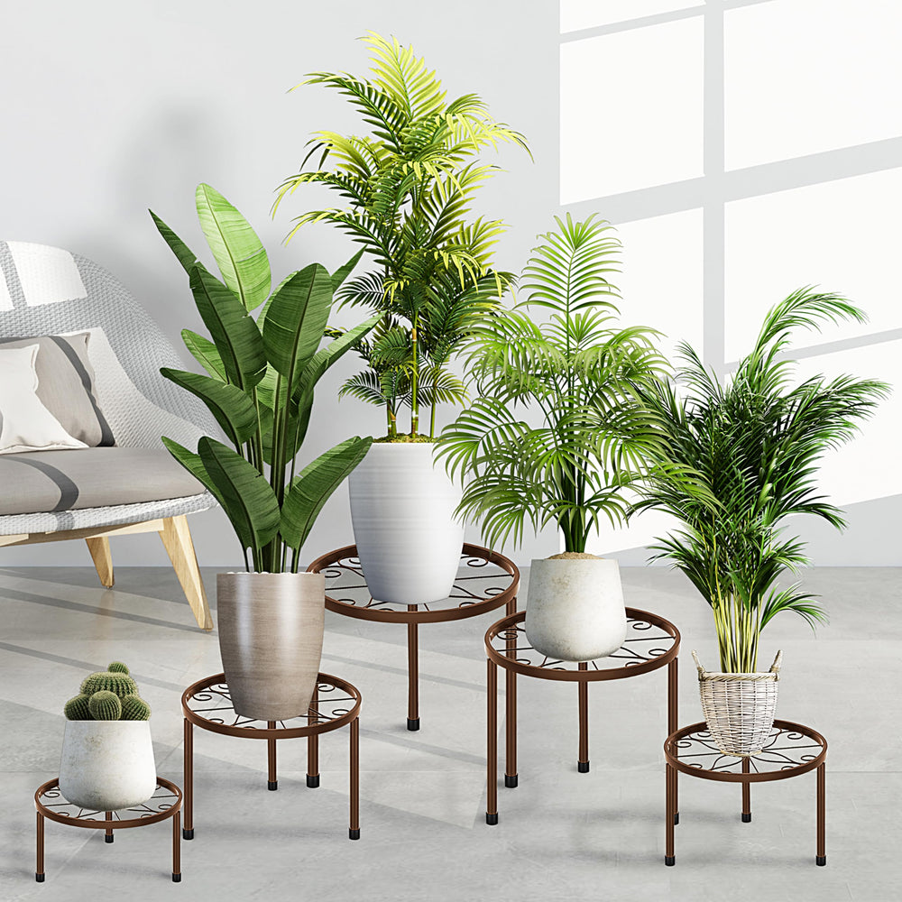 CADANI Plant Stand in outdoor garden setting