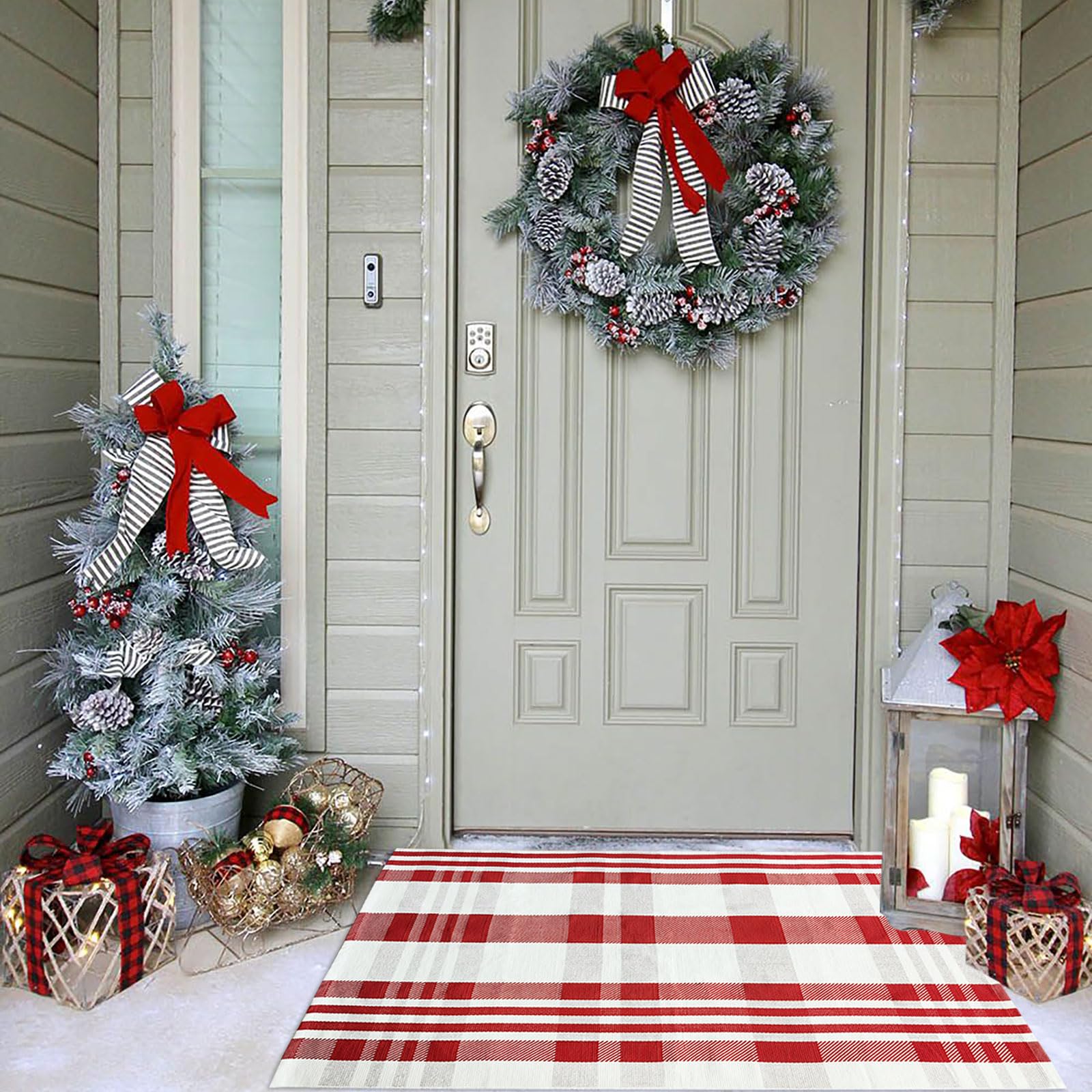 CAINANEL Christmas Door Mat packaging view