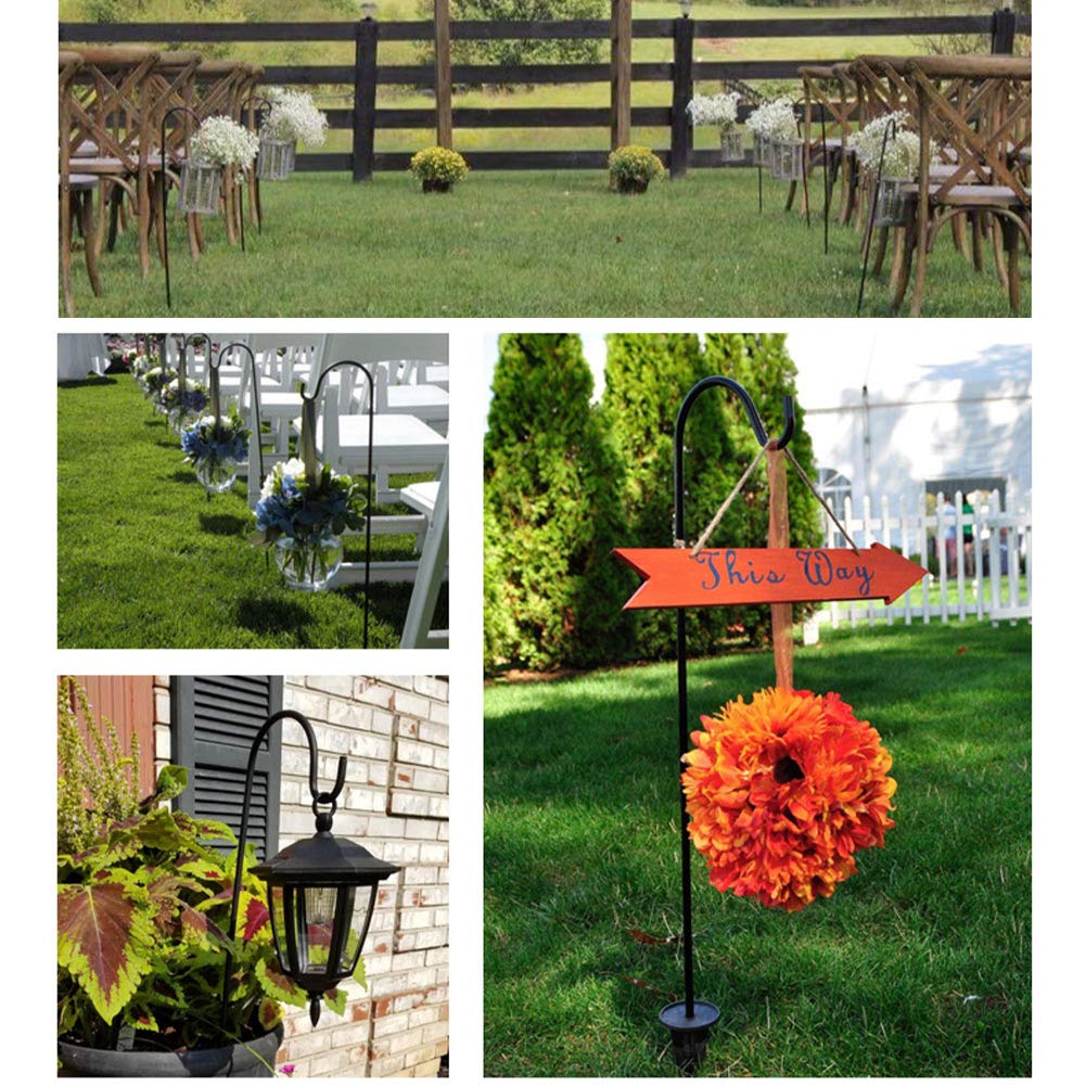 CALIDAKA Shepherd's Hooks setup in a wedding decor