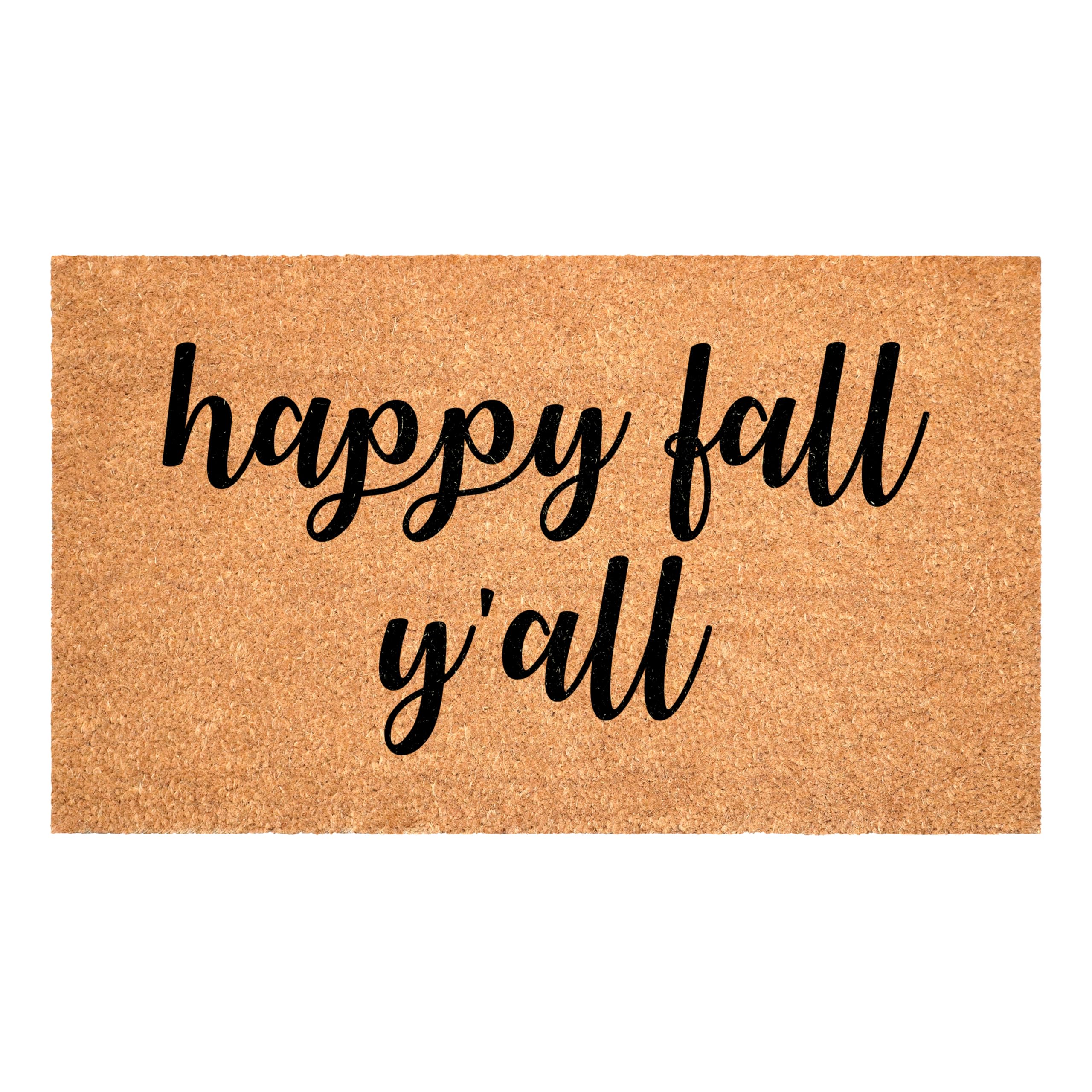 Calloway Mills Hapy Fall Yall Doormat front view
