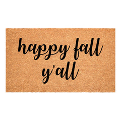 Calloway Mills Hapy Fall Yall Doormat front view