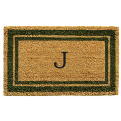 Calloway Mills Monogram Doormat Letter J front view