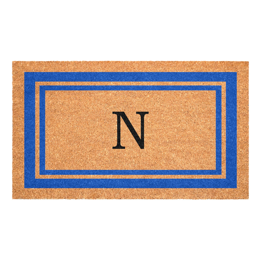 Calloway Mills Monogram Doormat Letter N front view