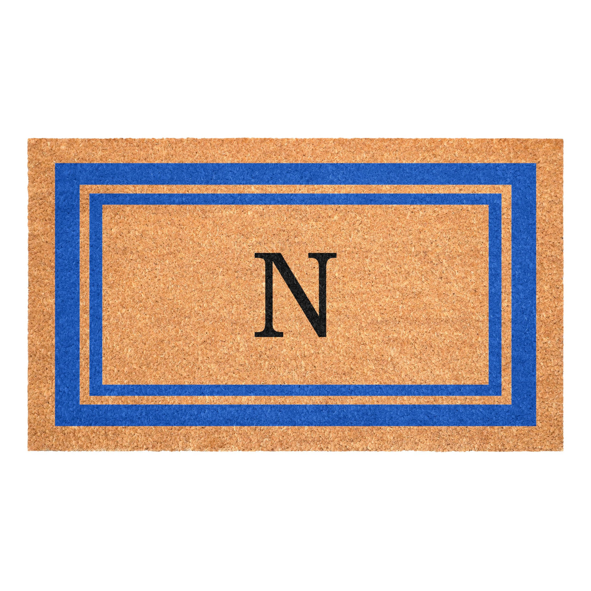 Calloway Mills Monogram Doormat Letter N front view