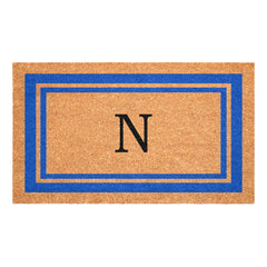 Calloway Mills Monogram Doormat Letter N front view