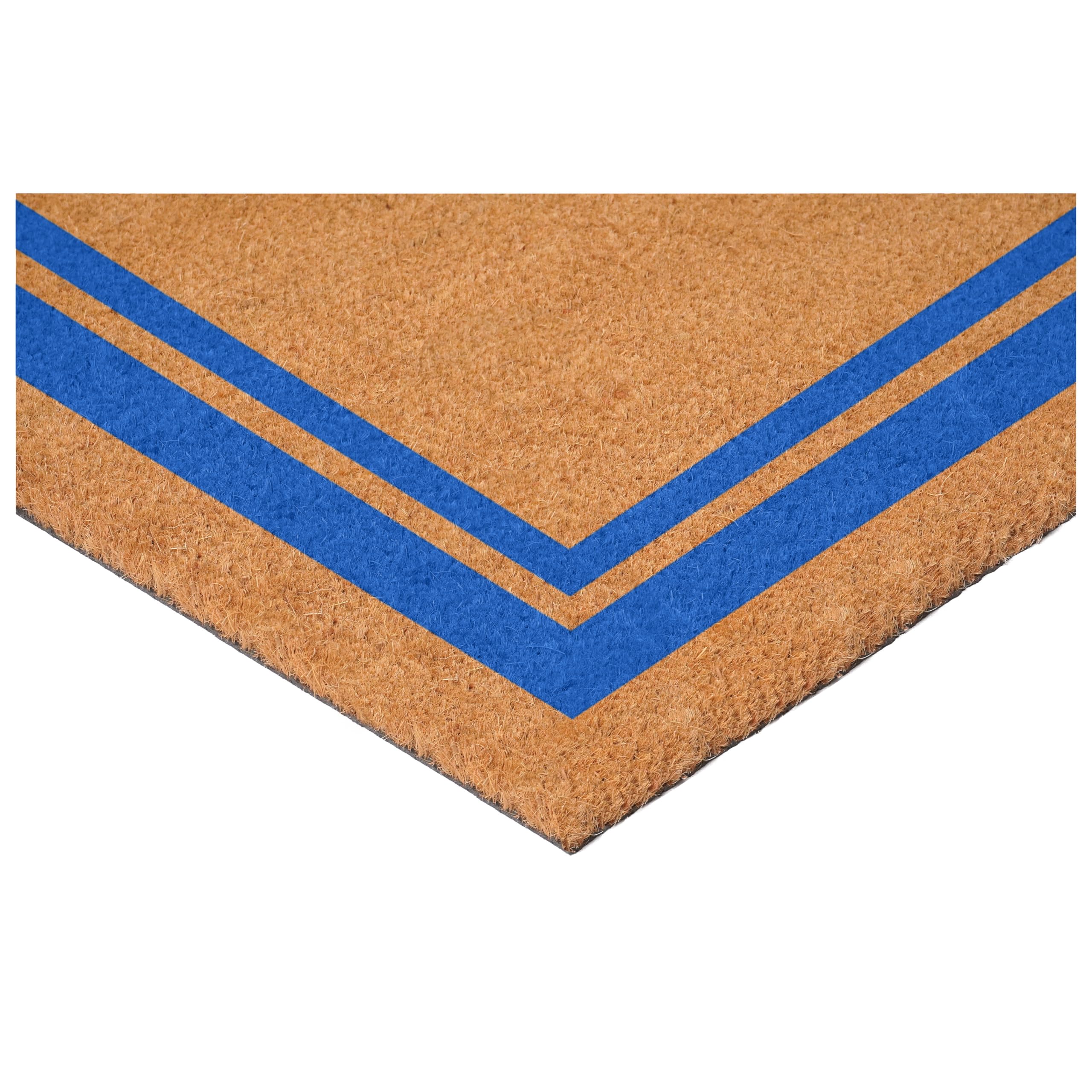 Calloway Mills Monogram Doormat showing vinyl backing