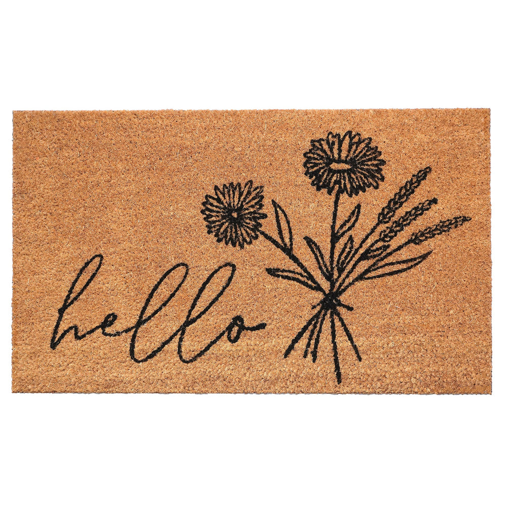 Calloway Mills Wildflower Bouquet Doormat front view