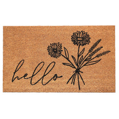 Calloway Mills Wildflower Bouquet Doormat front view