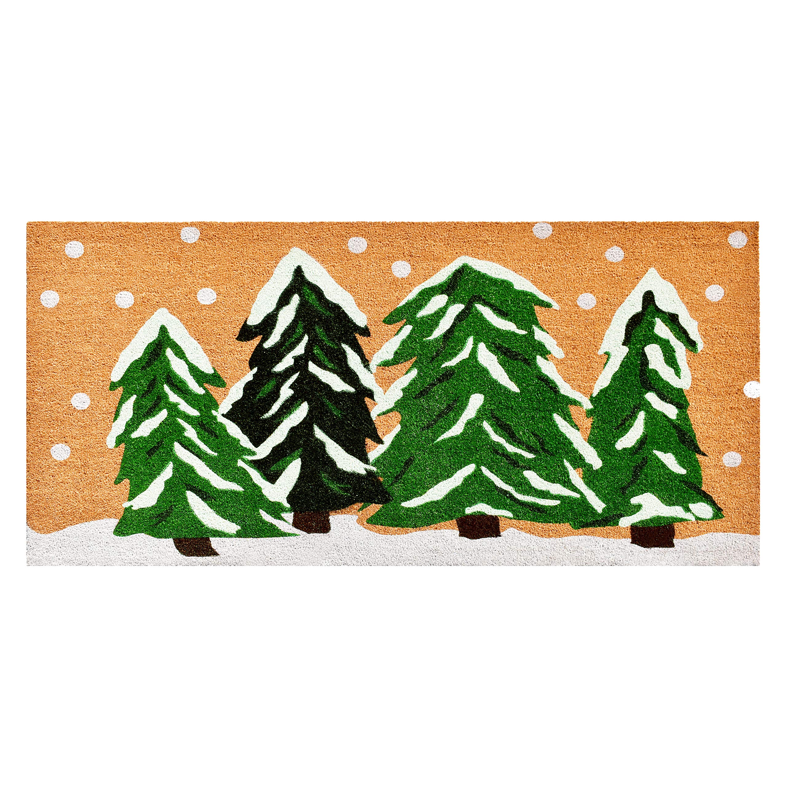 Calloway Mills Winter Wonderland Doormat front view, multicolor