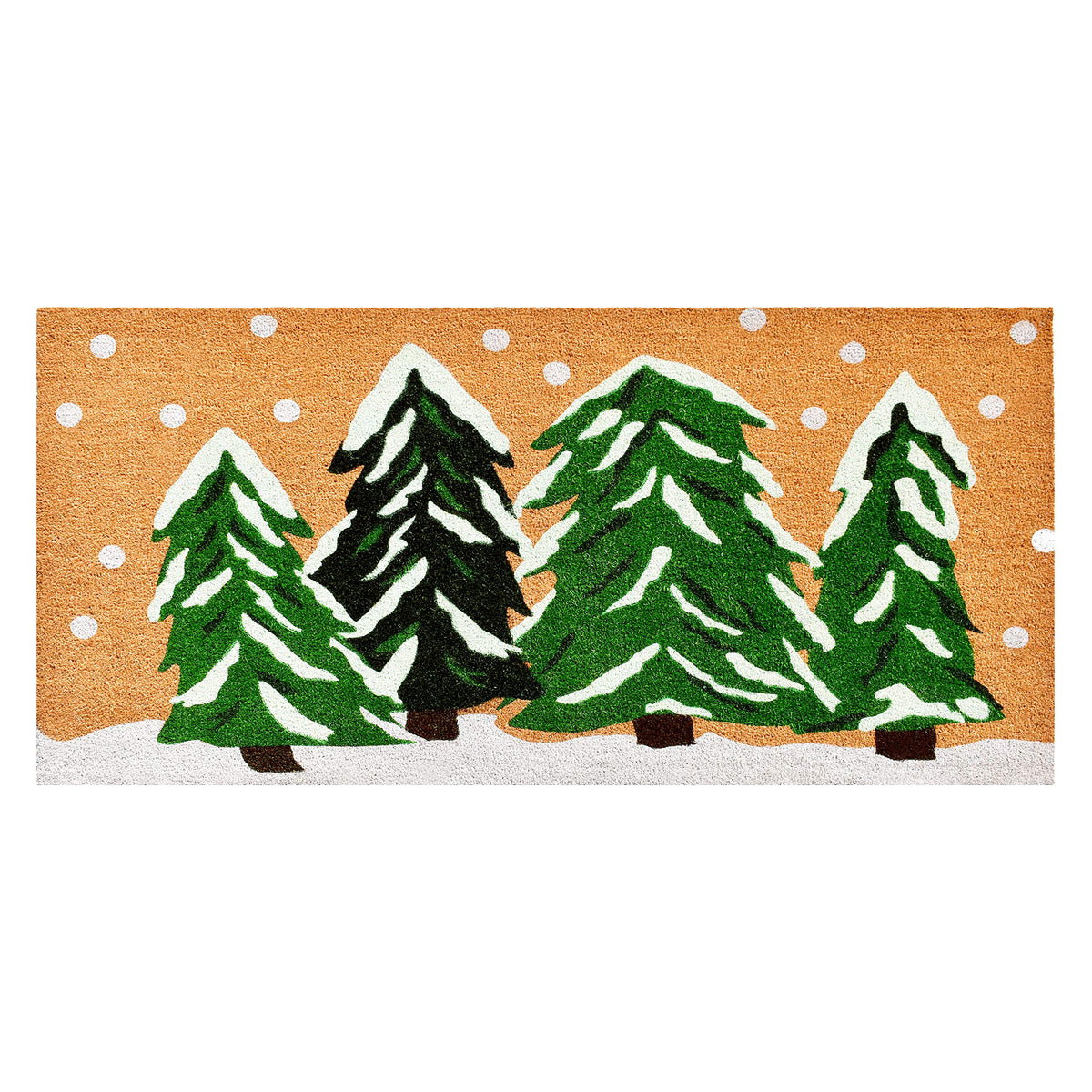 Calloway Mills Winter Wonderland Doormat front view, multicolor