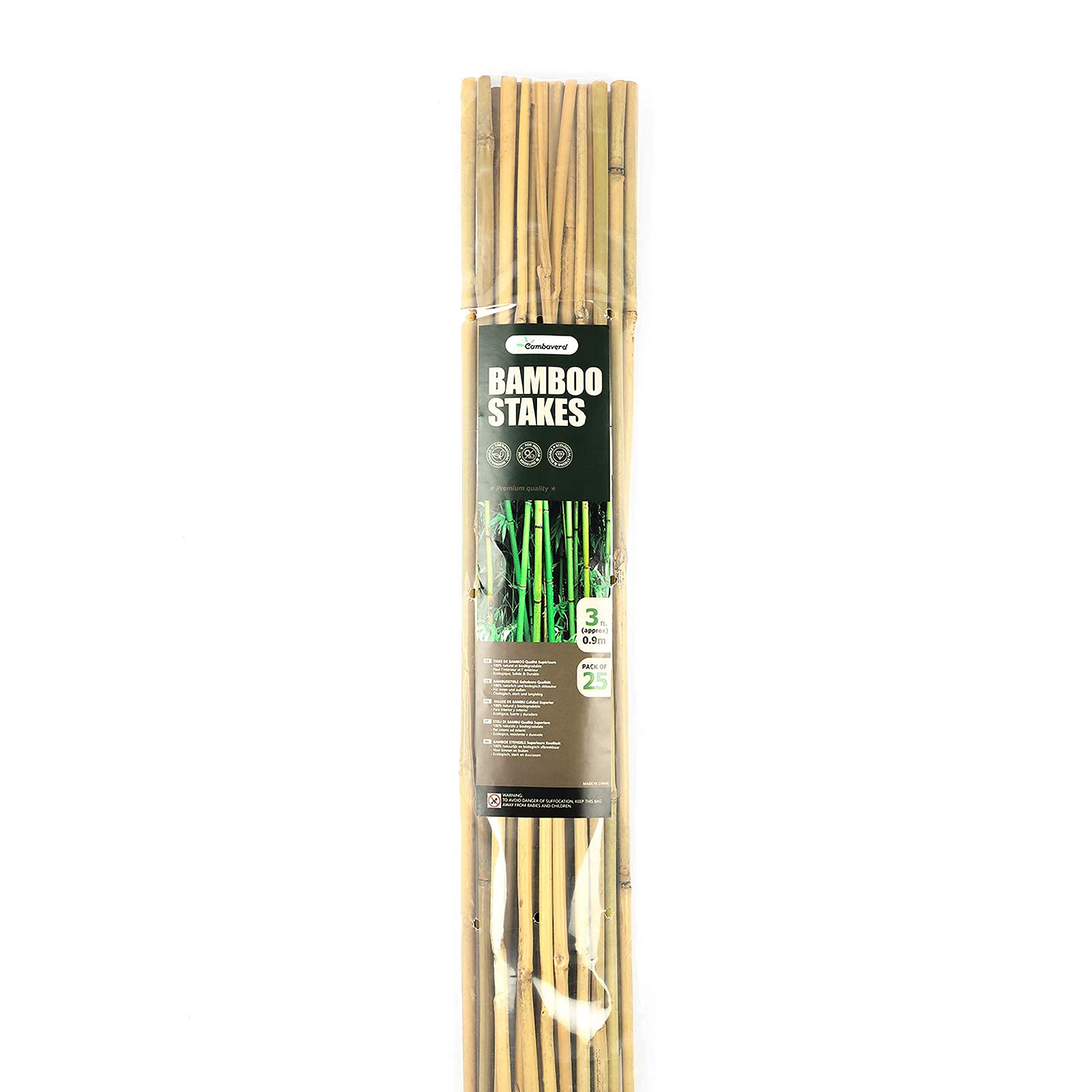 Cambaverd Bamboo Stakes showing flexibility and strength