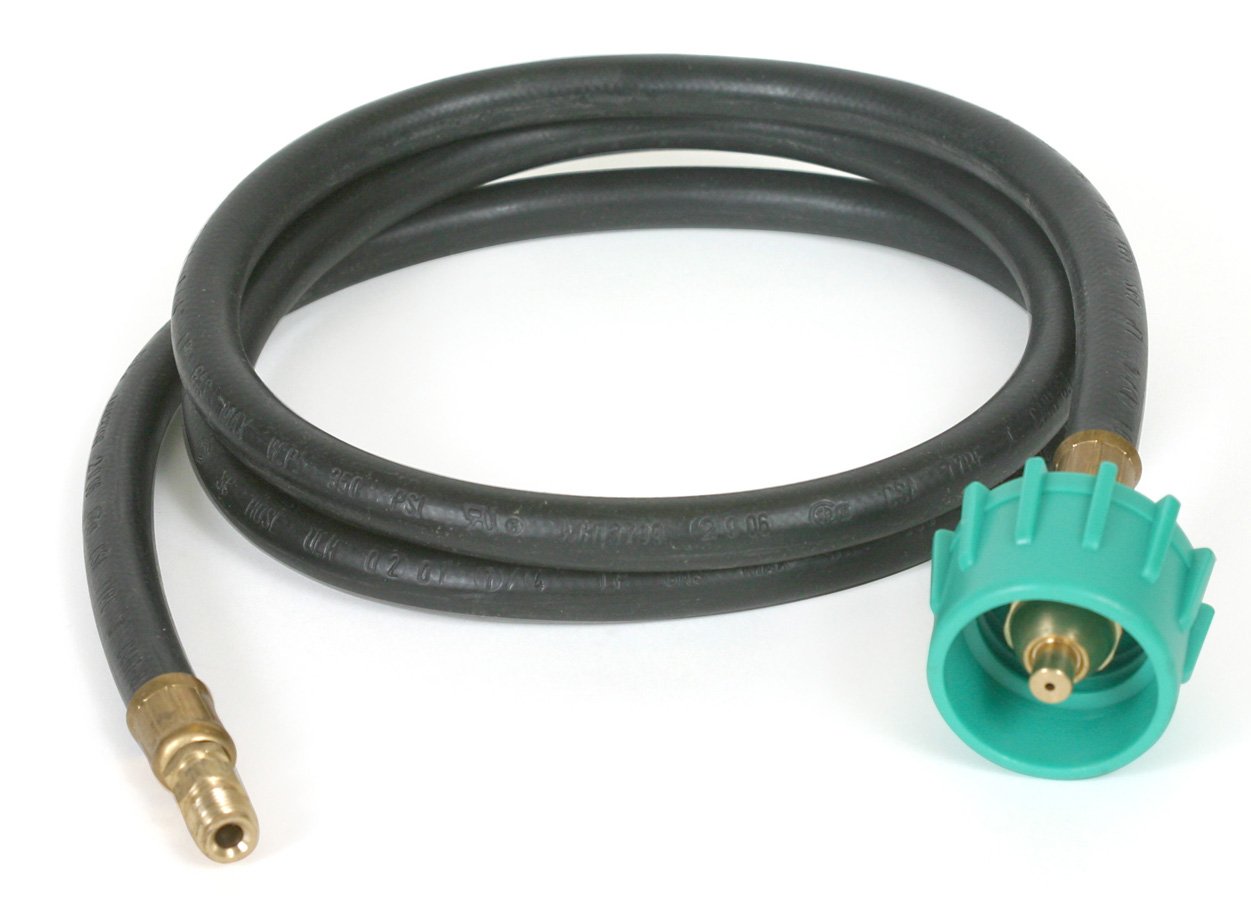 Camco 48-inch Pigtail Propane Hose Connector front view