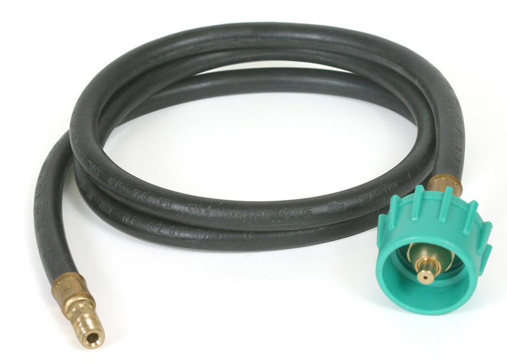 Camco 48-inch Pigtail Propane Hose Connector front view