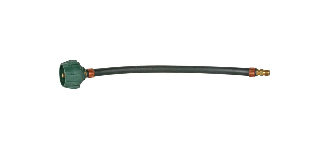 Camco Pigtail Propane Hose Connector 20-inch black model front view
