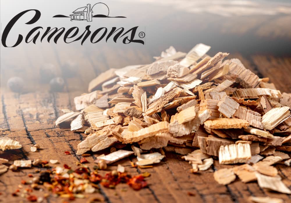 Camerons BBQ Wood Chips with grilling accessories