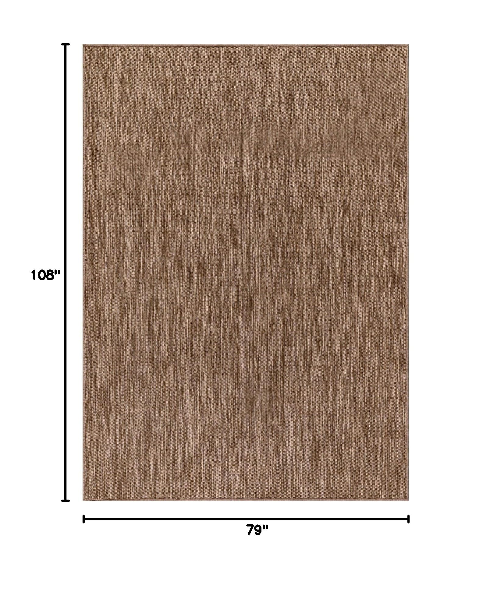 CAMILSON Outdoor Rug 6x9 on a patio setting