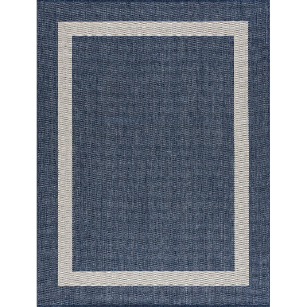 CAMILSON Outdoor Rug 8x10 on patio setting