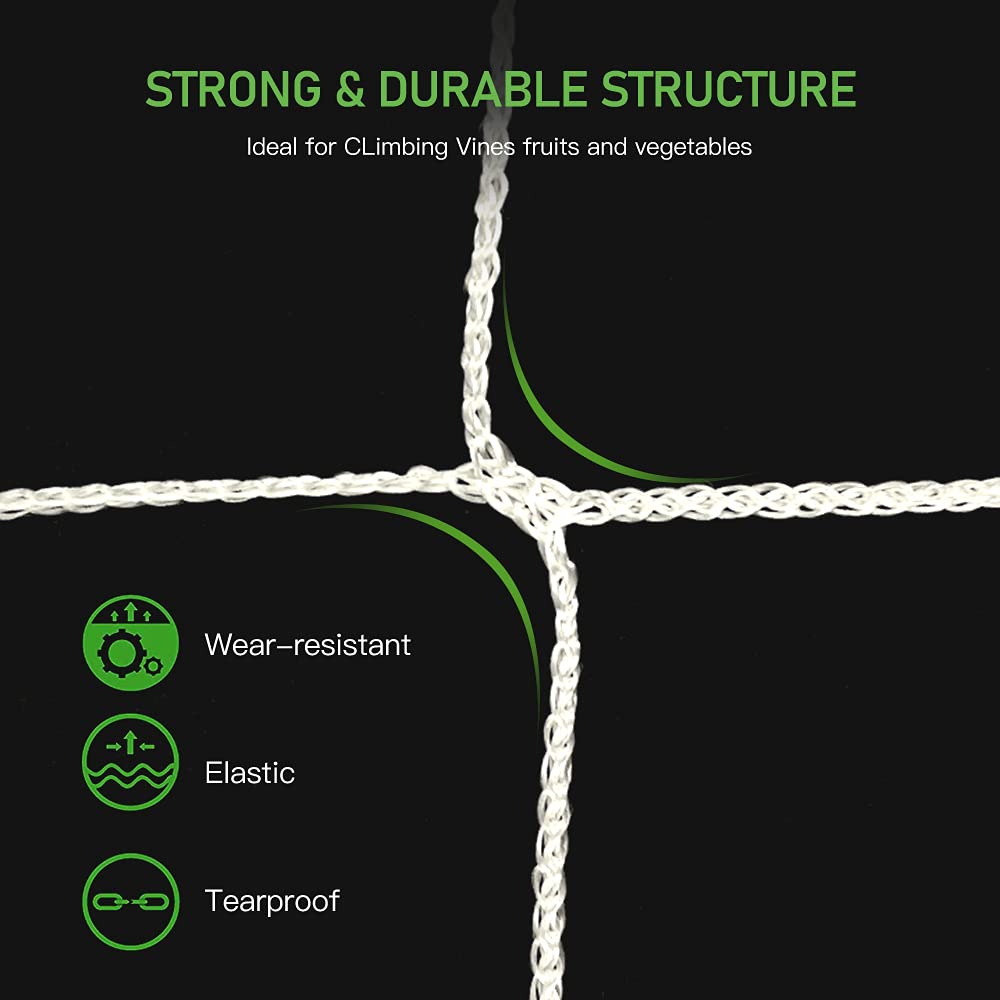 CANAGROW Trellis Netting 6x15ft installation example