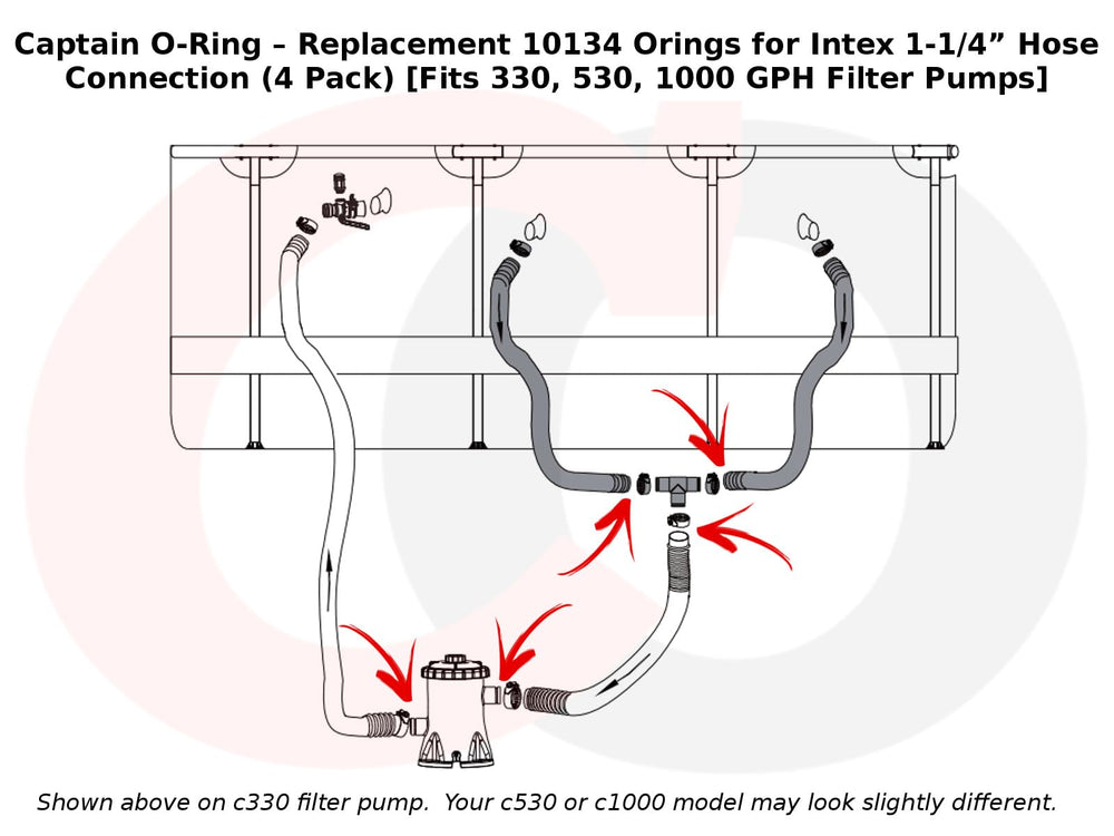 Captain O-Ring 10134 O-Rings in packaging