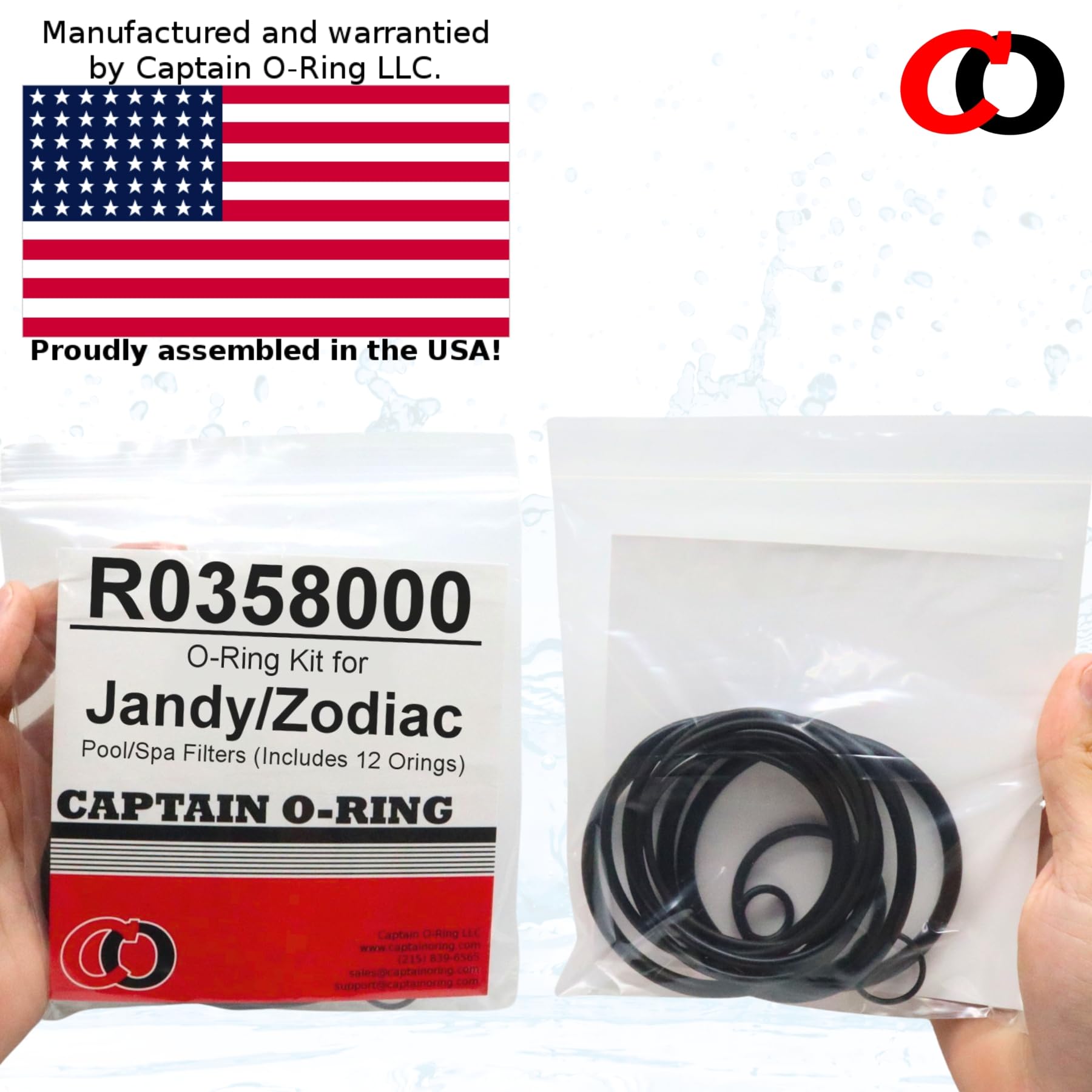 Captain O-Ring R0358000 O-Ring Kit on a pool filter