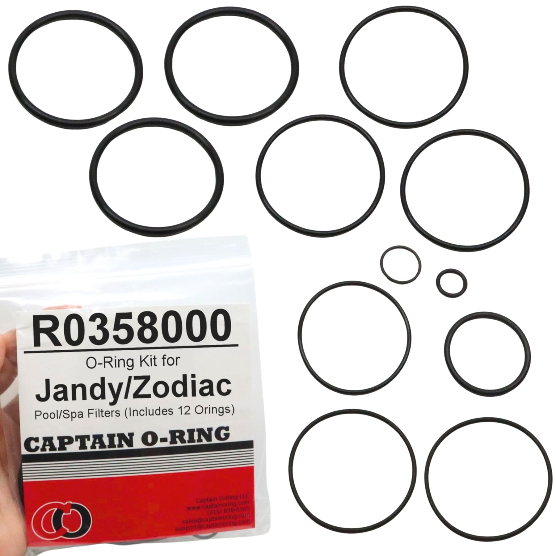 Captain O-Ring R0358000 O-Ring Kit packaging front view