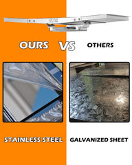 CaptainGrill Grease Tray assembled with catch pan