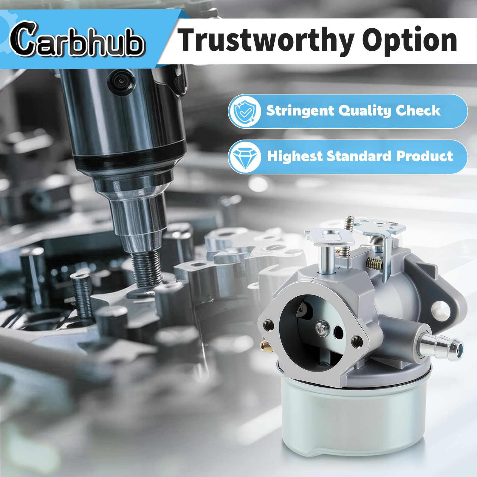 Carbhub 640052 carburetor package contents layout