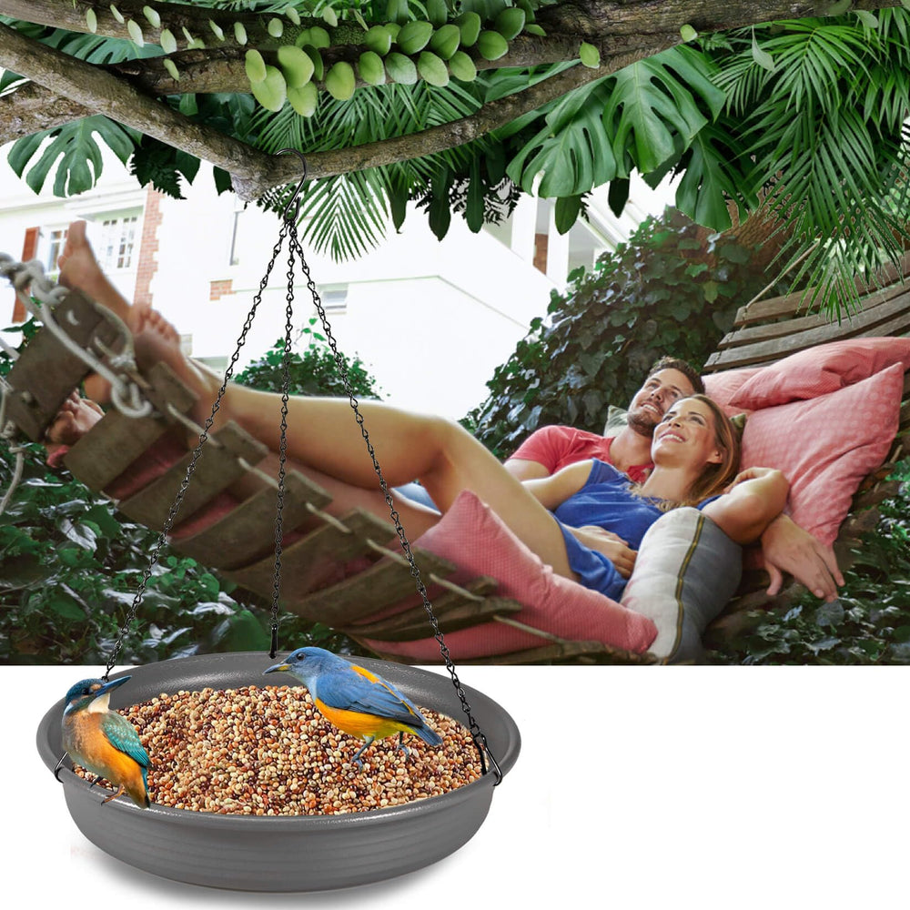 CARGEN Hanging Bird Bath Bowl assembly with hook