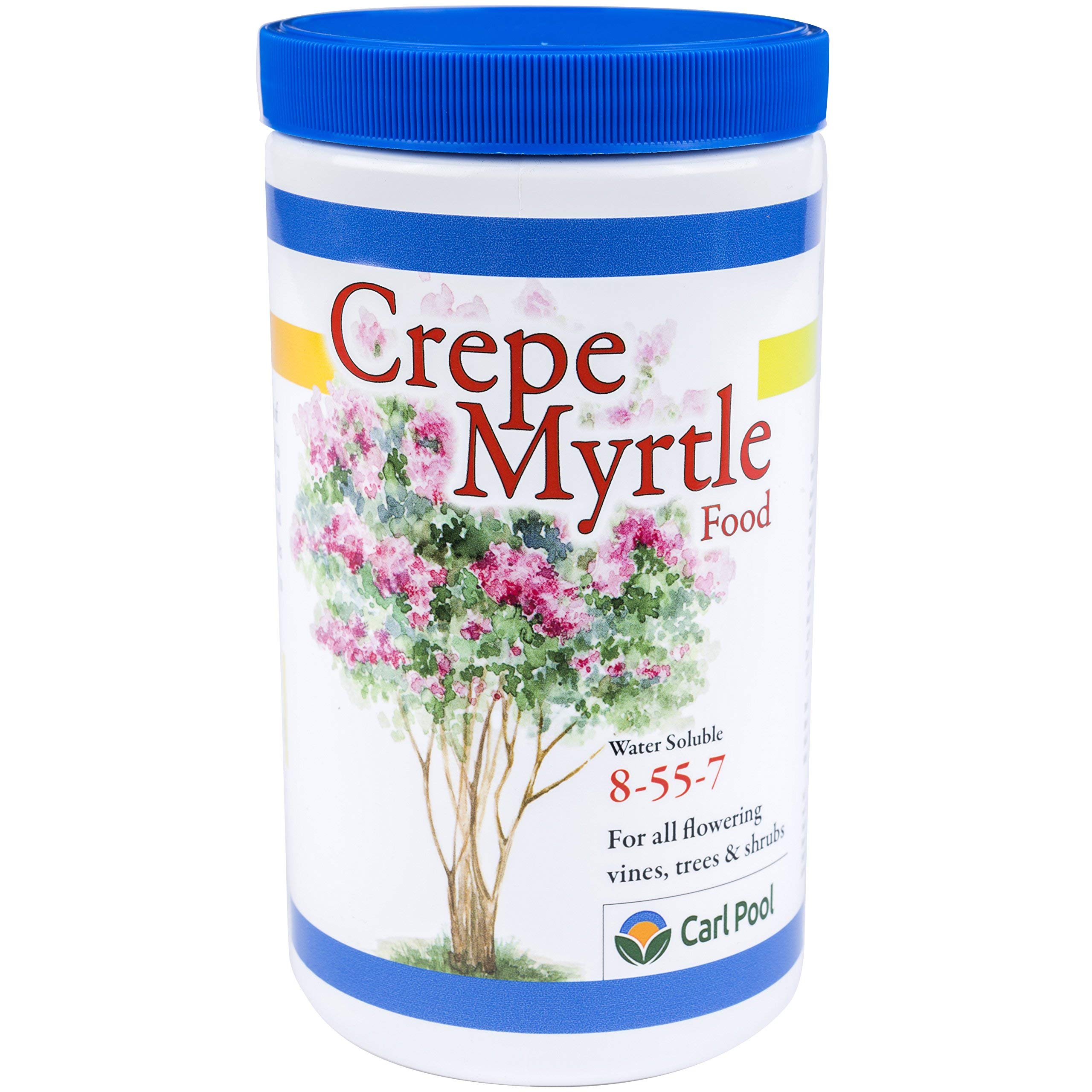 Carl Pool Crepe Myrtle Plant Food 24oz granules front view