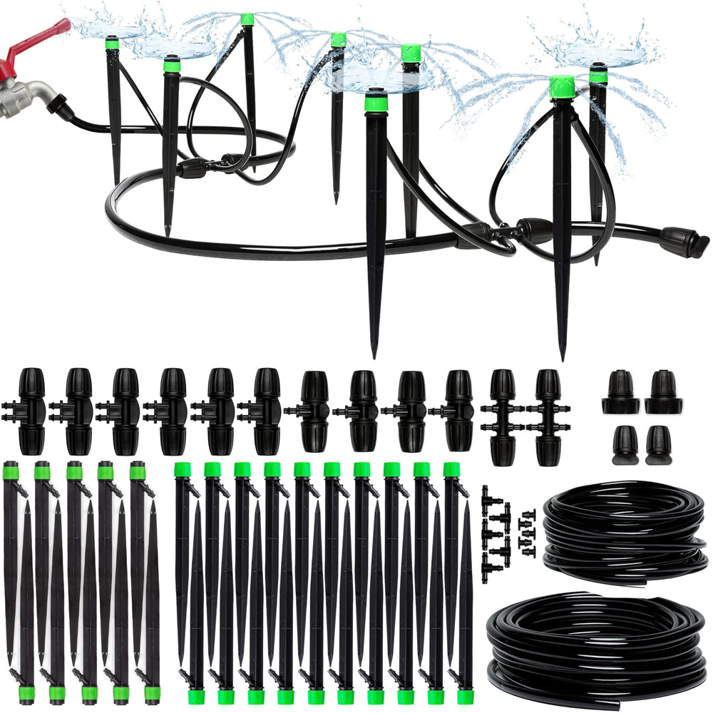 CARPATHEN Drip Irrigation System Kit with tubing and emitters