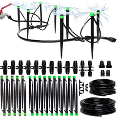 CARPATHEN Drip Irrigation System Kit with tubing and emitters