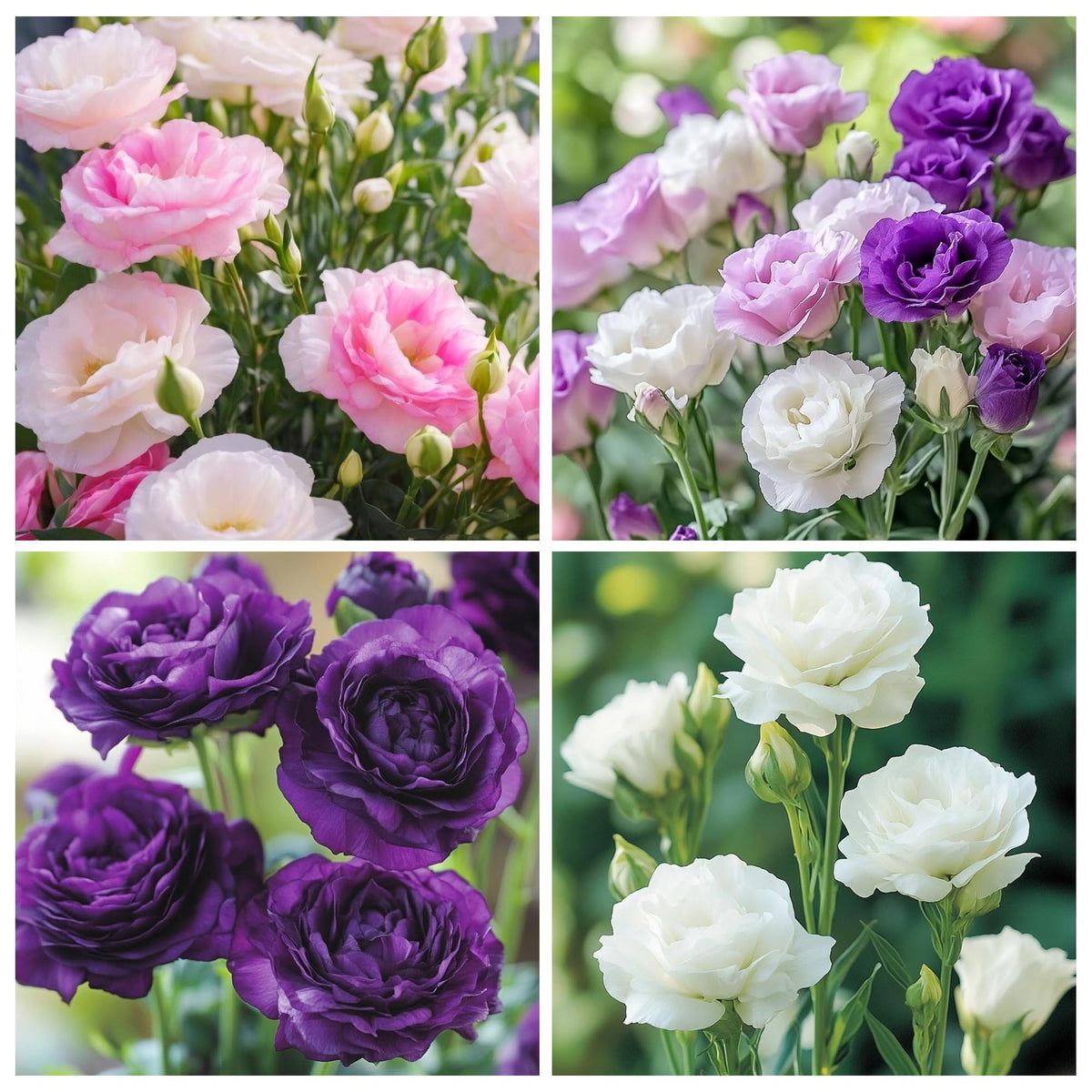 Carpet Creeping Mixed Lisianthus Flower Seeds package front view
