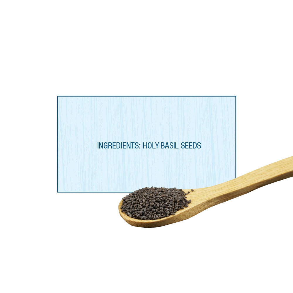 Carrington Farms Holy Basil Seeds nutrition label
