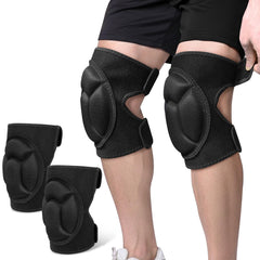 CarryEpic knee pads for cleaning and gardening, black color front view