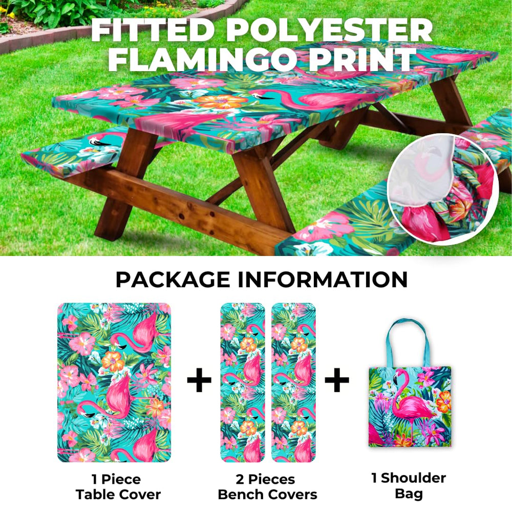 Carrying bag included with RNOONY picnic table cover set