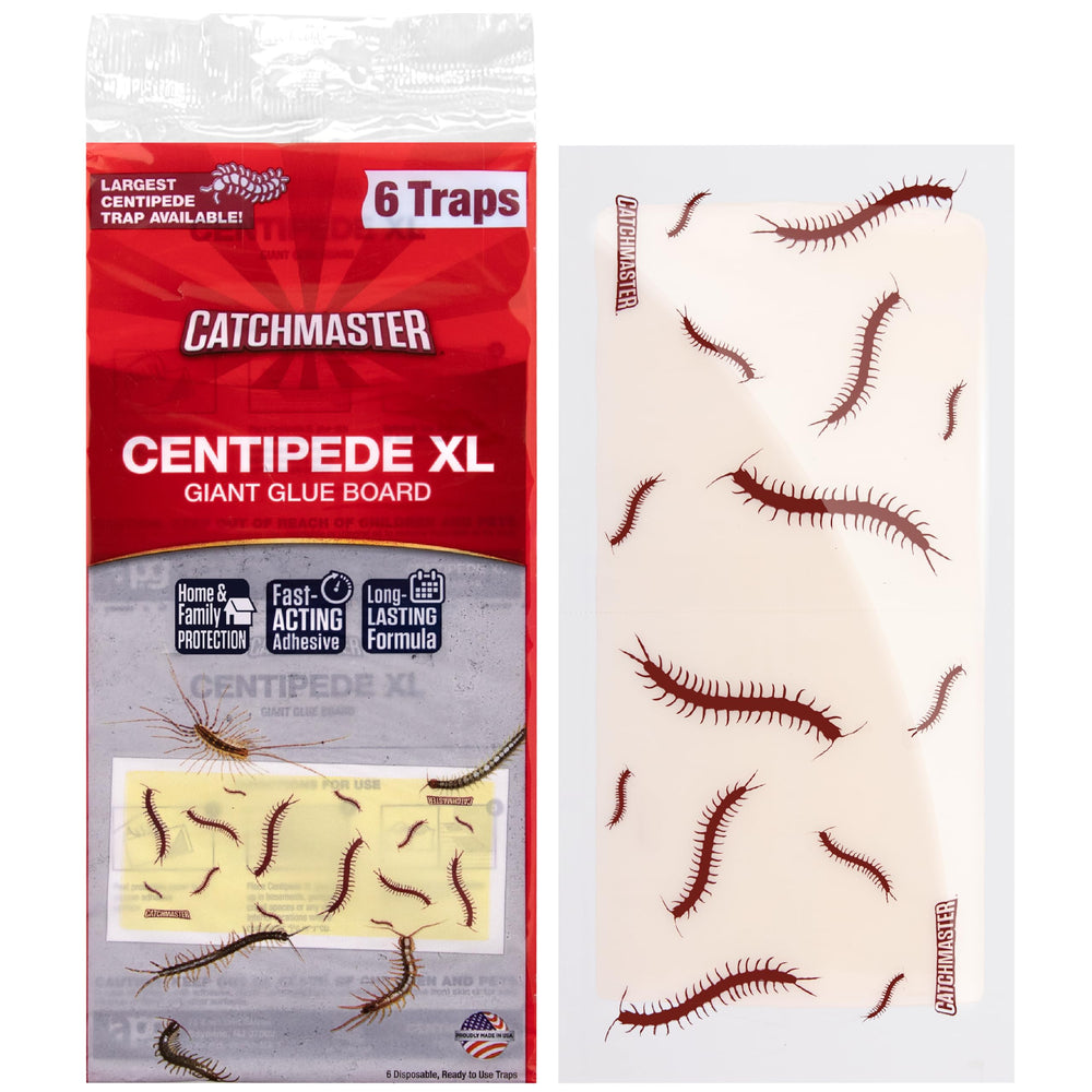 Catchmaster Centipede XL Glue Boards 6-Pack, Red front view