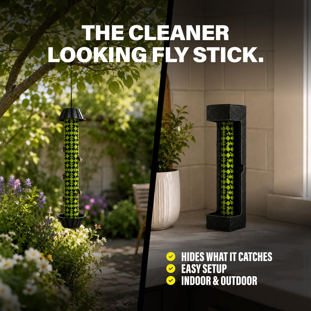 Catchmaster Fly Stick displayed on a windowsill