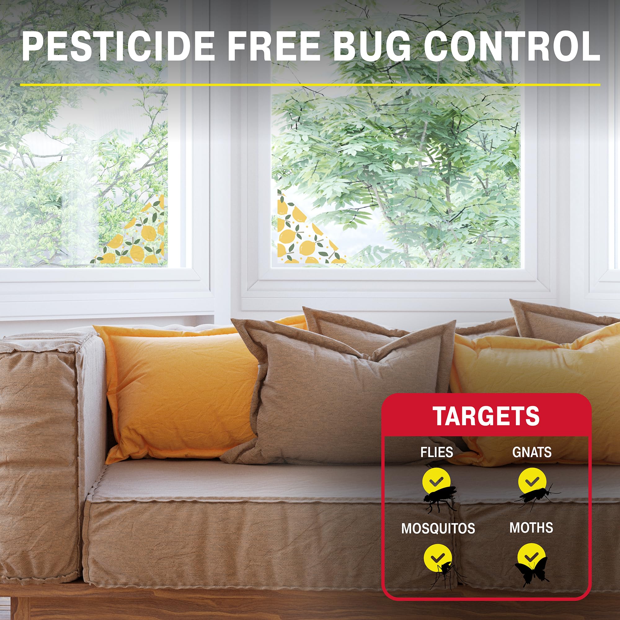 Catchmaster Fly Trap applied in a living room corner