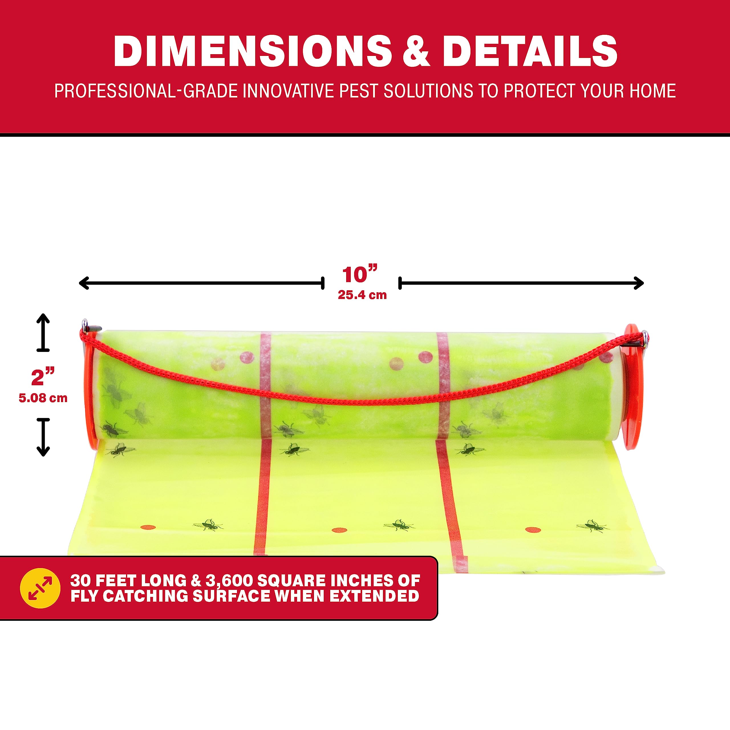 Catchmaster Giant Fly Glue Trap close-up of adhesive paper