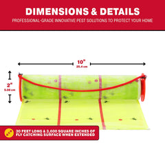 Catchmaster Giant Fly Glue Trap close-up of adhesive paper