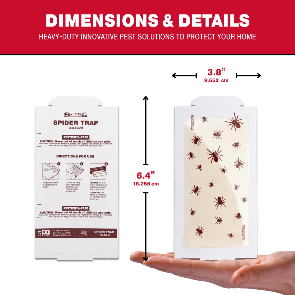 Catchmaster Glue Trap placement along a wall