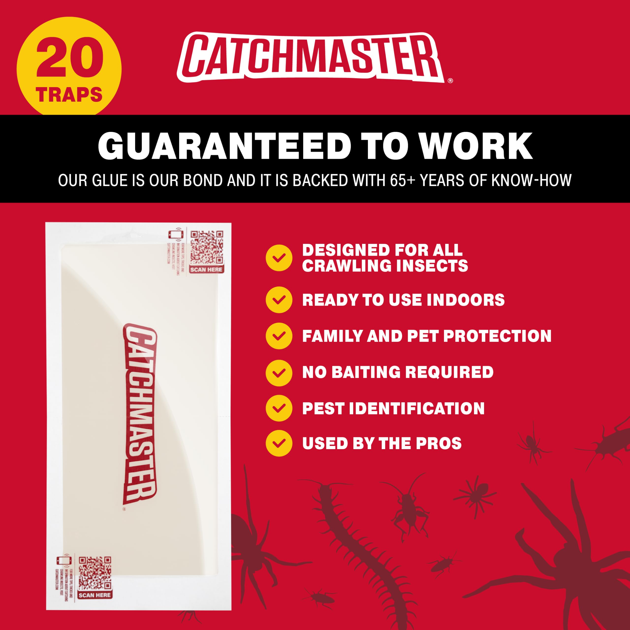 Catchmaster glue trap showing adhesive surface