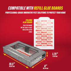 Catchmaster Multi-Catch Mouse Trap 6pk side view