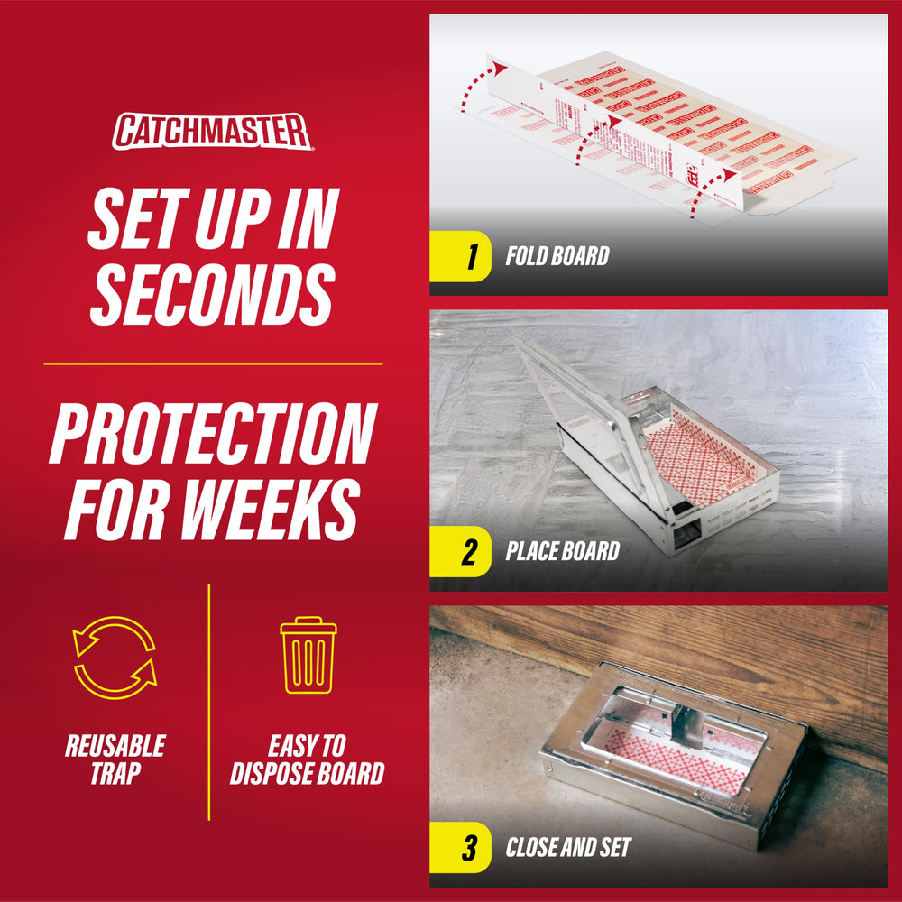 Catchmaster Multi-Catch Mouse Trap packaging