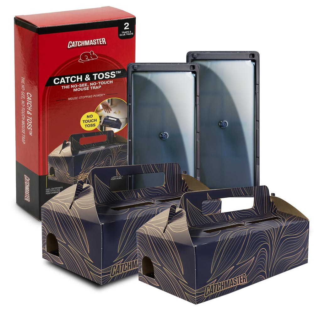 Catchmaster No Touch Mouse & Insect Glue Trap front view