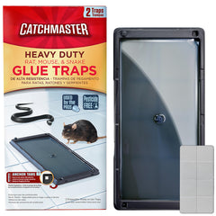 Catchmaster Rat & Mouse Glue Trap black tray front view