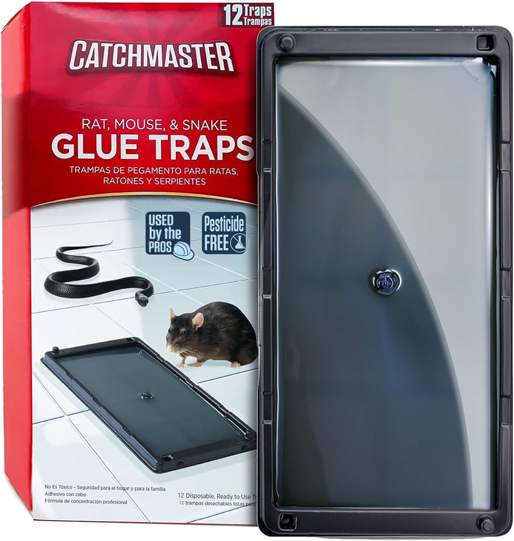 Catchmaster Rat & Mouse Glue Traps 12 Pack front view