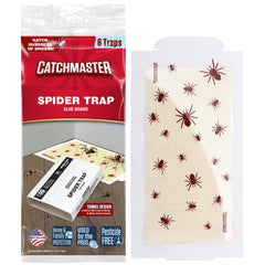 Catchmaster Spider Traps Glue Boards 6-Pack front view
